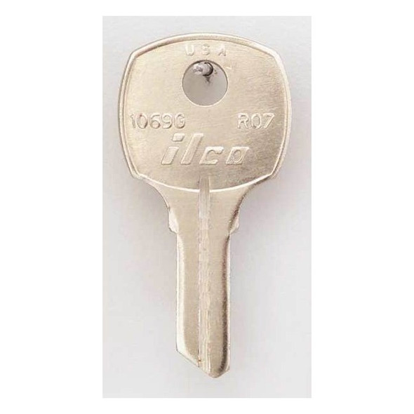 Kaba Ilco Key Blank,Brass,Type RO7,4 Pin,PK10 1069G-RO7