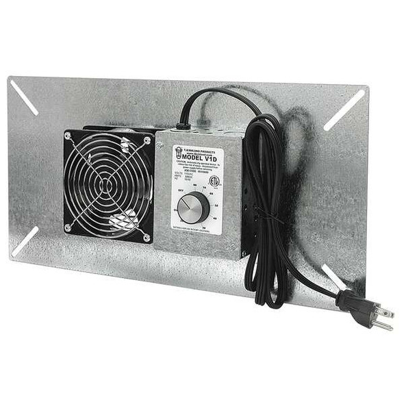 Tjernlund Products 110 cfm Crawl Space Fan, Plug-in V1D