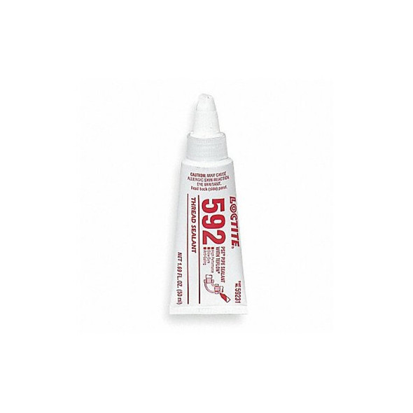 Loctite Pipe Thread Sealant 8.5 fl oz, Tube, 592, Off-White, Paste 88568