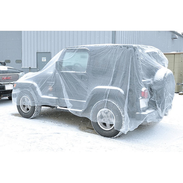 Slip-N-Grip Car Cover, Large, Roll, Plastic, PK30 FG-P9943-22