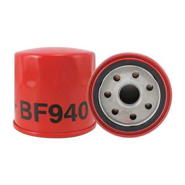 Baldwin Filters Fuel Filter, 2 27/32 in Length, 3 in Outside Dia BF940