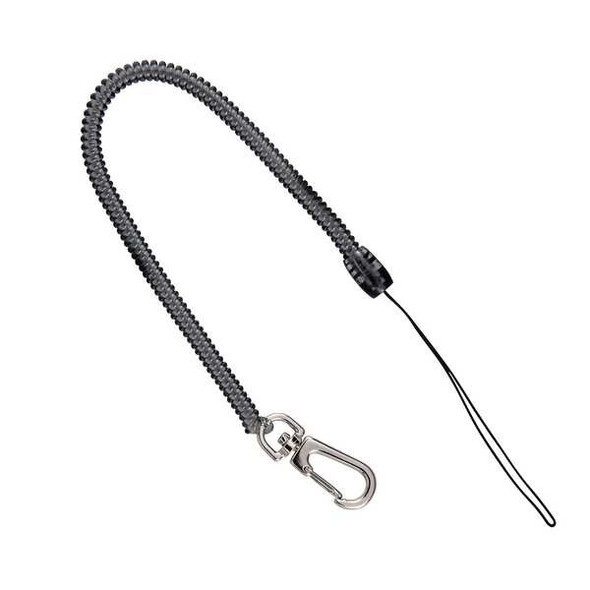 Pacific Handy Cutter Coiled Clip Lanyard,Elastomer w/Nylon CL36