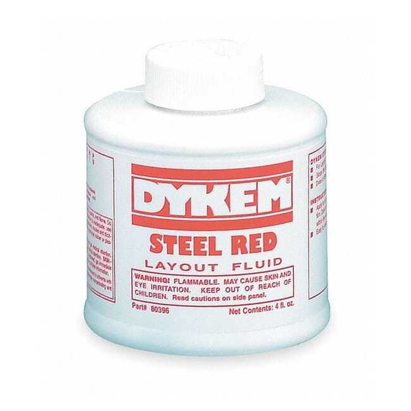 Dykem Layout Fluid,Steel Red(TM),4 oz 80396