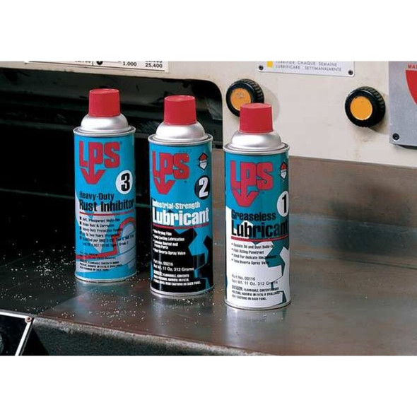 Lps Heavy-Duty Lubricant, No Food Contact, 16 oz, Aerosol Can, Brown 00216