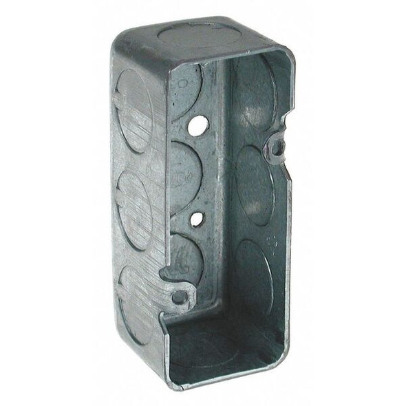 Raco Electrical Box,1 Gang,Galvanized Steel 640