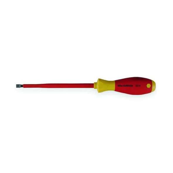 Wiha Insulated Slotted Screwdriver 1/4 in Round 32039