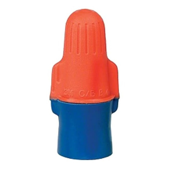 3m Twist-On Wire Connector, 12 AWG Max, Blue, Orange, 600 V, 500 PK O/B+Jug