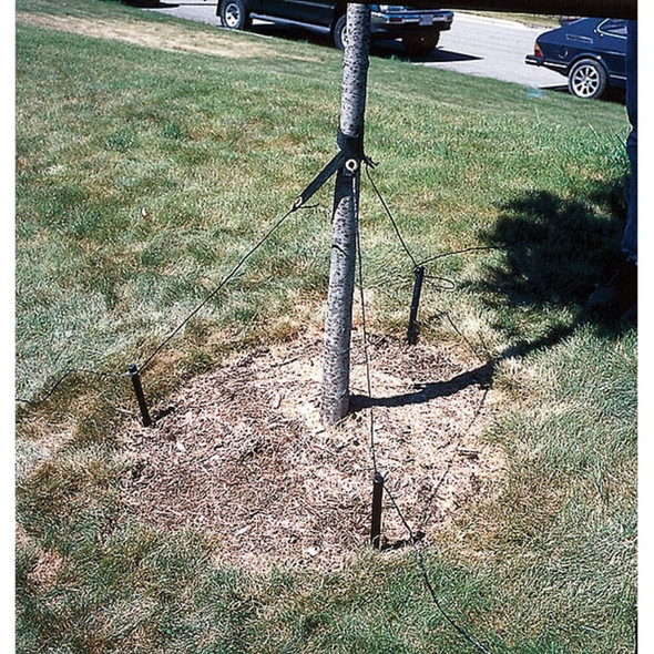 Manufacturer Varies Tree Stake Kit, Polypropylene, Black RS15