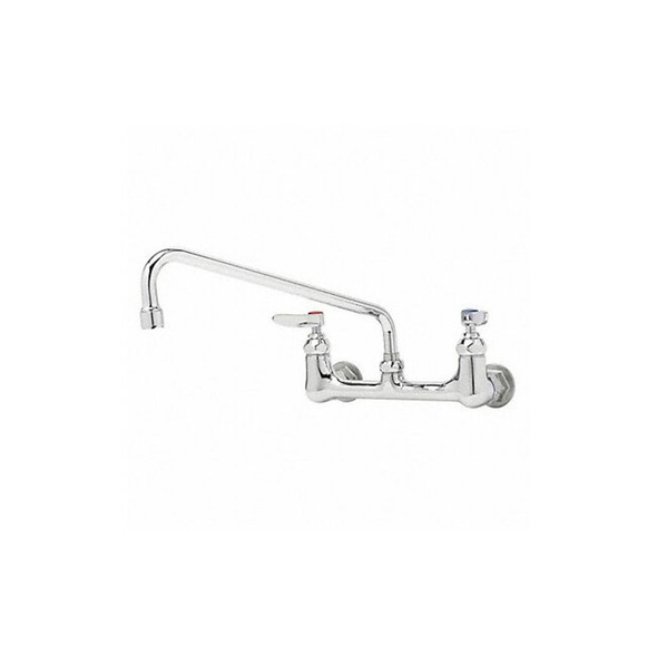 T&s Brass Low Arc Laundry Sink Faucet, Manual, 8" Mount, 2 Hole B-0231