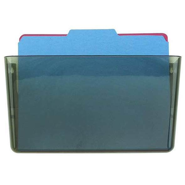 Officemate Wall Pocket, Letter, Smoke, 7Hx13W In, Smoke 21431
