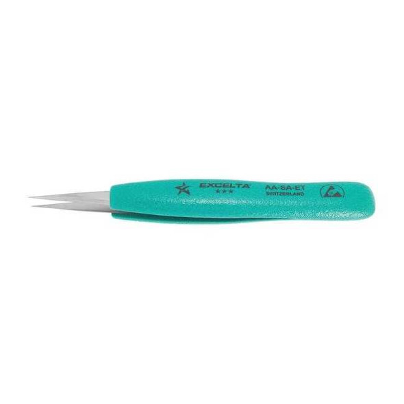 Excelta Tweezer,Fine,5-1/2 in. L,SS AA-SA-ET