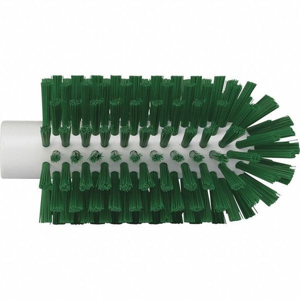 3" W Tube and Pipe Brush, Medium, Not Applicable L Handle, 5 1/2 in L Brush, Green, 6 in L Overall