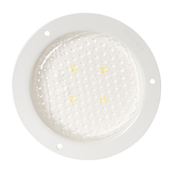 Grote Dome Light,Round,Clear, White 61141