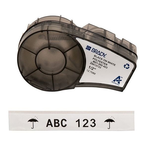 Harsh Environment Multi-Purpose Polyester for Brady M210 and M211, 1/2inW