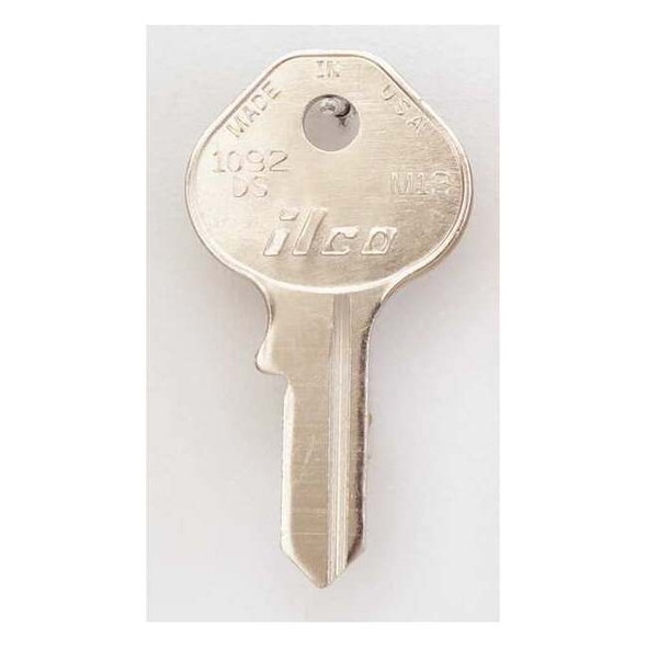 Kaba Ilco Key Blank,Brass,Type M13,4 Pin,PK10 1092DS-M13
