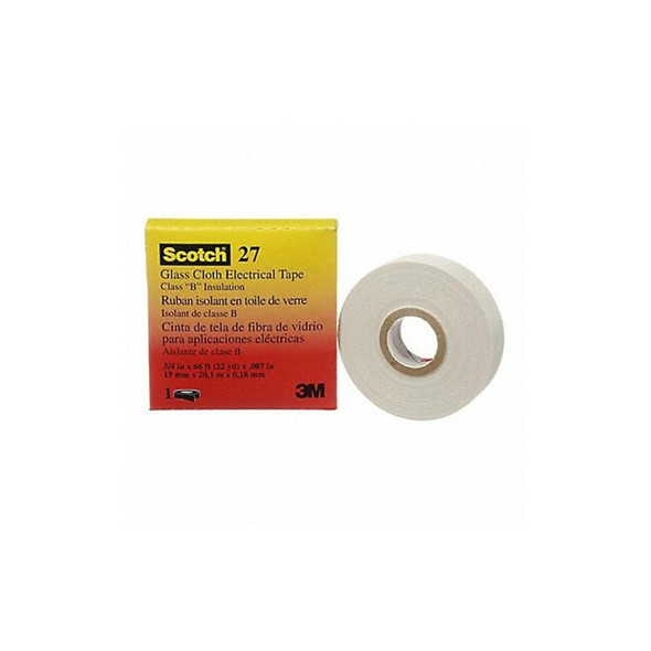 3m ElectricalTape,White,22ydL,3/4inW 27-3/4"X66' 3m ElectricalTape,White,22ydL,3/4inW 27-3/4"X66'