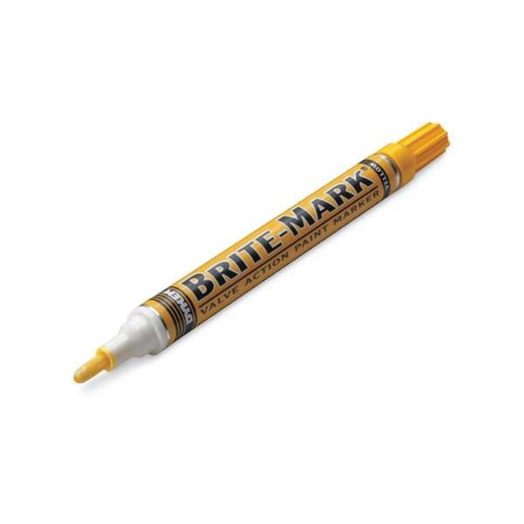 Dykem Paint Marker, Medium Tip, Orange Color Family, Paint 84005