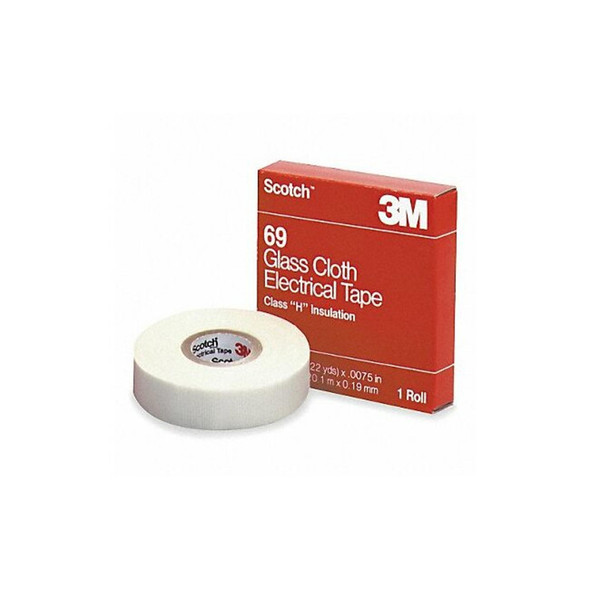 3m ElectricalTape,White,22ydL,3/4inW 69-3/4"X66' 3m ElectricalTape,White,22ydL,3/4inW 69-3/4"X66'