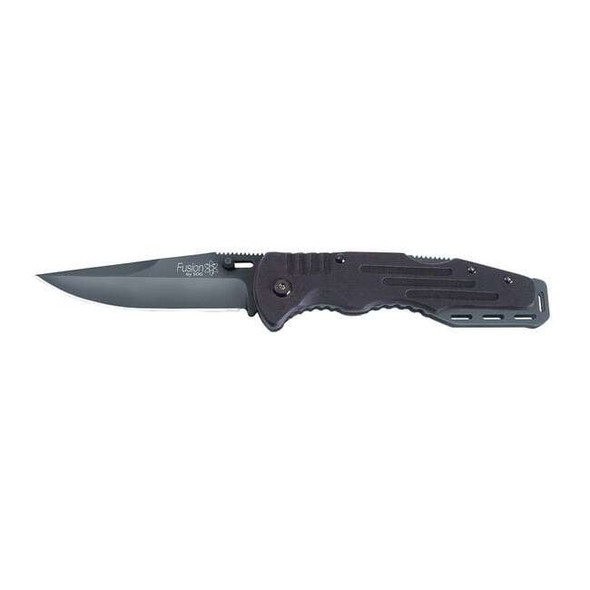 Sog Salute(TM) Folding Knife,Black Oxide FF11-CP
