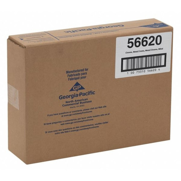 Georgia-Pacific 15"H x 11-1-4"W, Multifold Dispenser, Chrome 56620