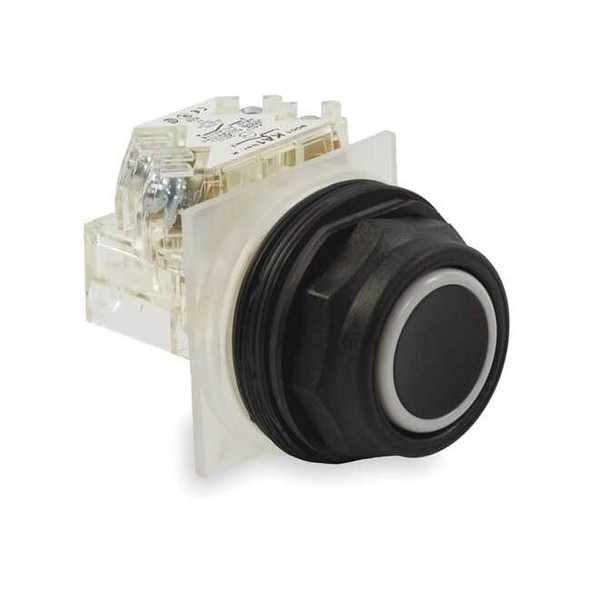 Schneider Electric Push Button Operator, 30 mm, 1NO, Black 9001SKR1BH5