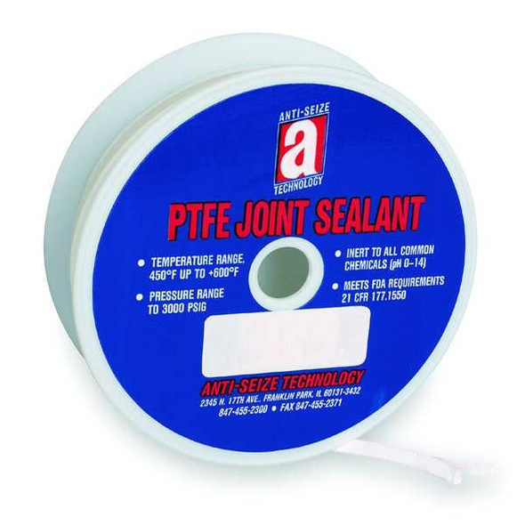 Anti-Seize Technology Gasket-Making Tape,1/4" W,White 28007