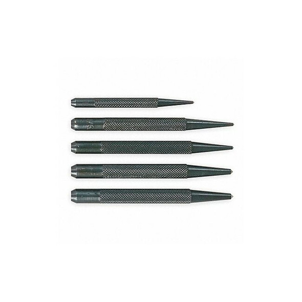 Mitutoyo Center Punch Set W/Pouch,3 and 4 In,5 Pc 985-138 Mitutoyo Center Punch Set W/Pouch,3 and 4 In,5 Pc 985-138