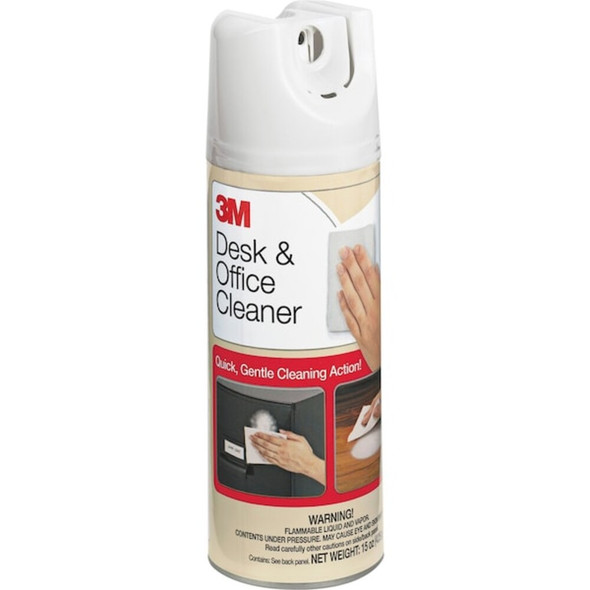 3m Office Furniture Cleaner, 15 oz, Aerosol Can, Unscented 573