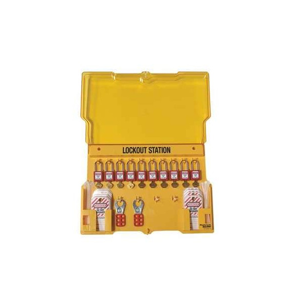 Master Lock Lockout Station,Unfilled,15-1/2 In H 1483B