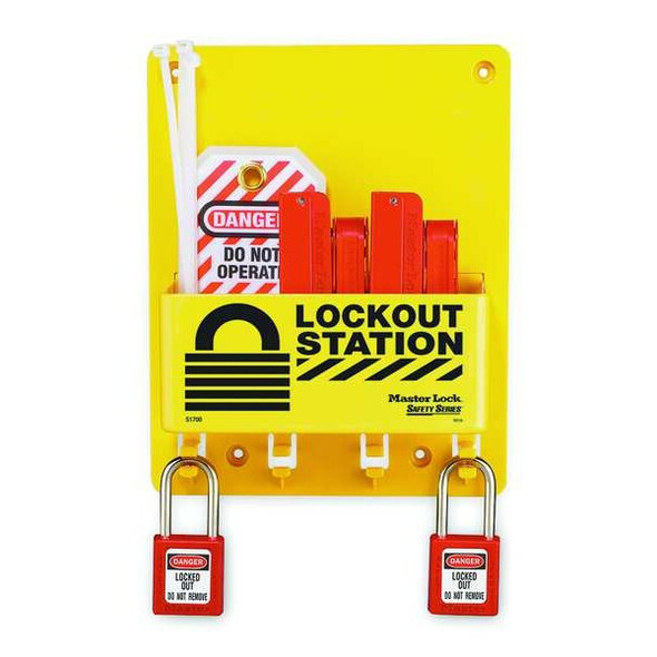 Master Lock 2-Lock Compact Lockout Center, Circuit Breaker Lockout S1720E410