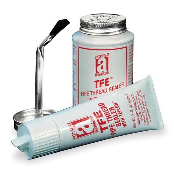 Anti-Seize Technology Pipe Thread Sealant 3 fl oz, Tube, TFE, Off-White, Paste 14003