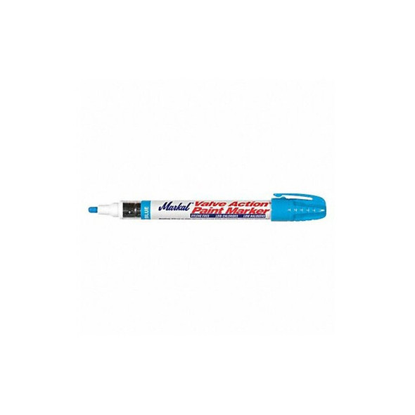Markal Paint Marker, Medium Tip, Light Blue Color Family, Paint 96835