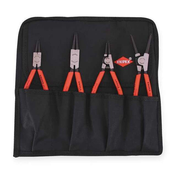 Knipex Retaining Ring Plier Set,0 Deg.,4 pcs. 9K 00 19 53 US