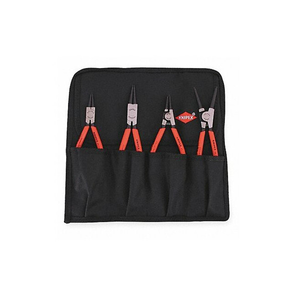 Knipex Retaining Ring Plier Set,0 Deg.,4 pc 9K 00 19 53 US