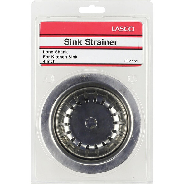 Lasco 4" Long Shank Sink Strnr 03-1151 401989