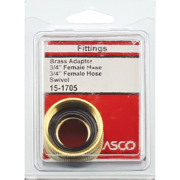 Lasco 3-4 In. FHT x 3-4 In. FHT Brass Adapter 15-1705 402903