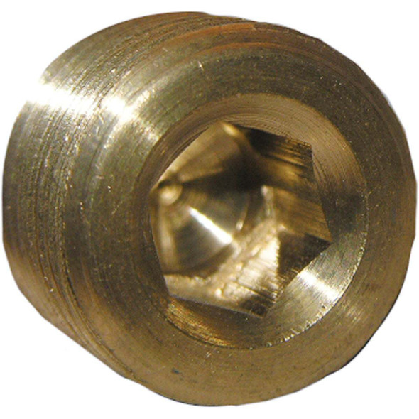 Lasco 1/4 In. MPT Brass Countersunk Plug 17-9193