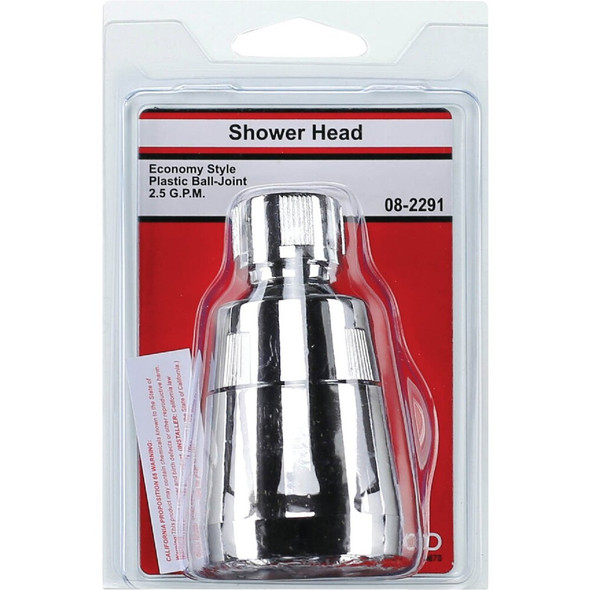 Lasco 1-Spray 1.8 GPM Fixed Shower Head, Chrome 08-2291 404148