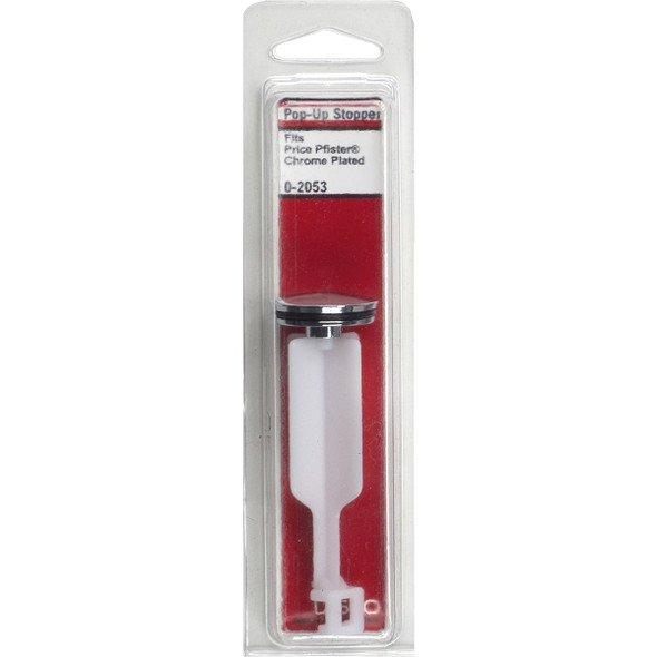 Lasco 3.75 In. x 1.23 In. Chrome-Plated Pop-Up Drain Stopper