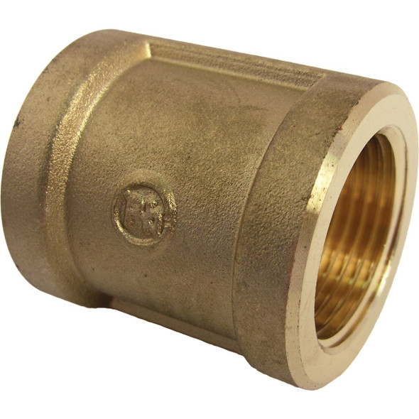 Lasco 3/4 In. FPT x 3/4 In. FPT Red Brass Coupling 17-9229