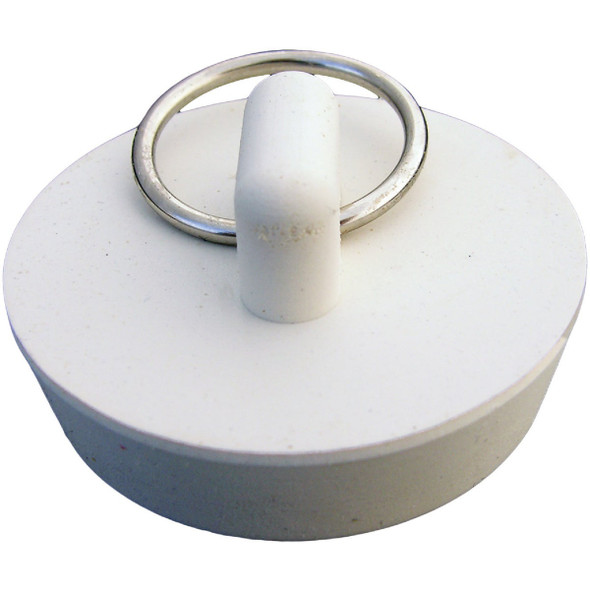 Lasco Hollow 1-3/8 In. White Sink Rubber Drain Stopper 02-3207 Lasco Hollow 1-3/8 In. White Sink Rubber Drain Stopper 02-3207
