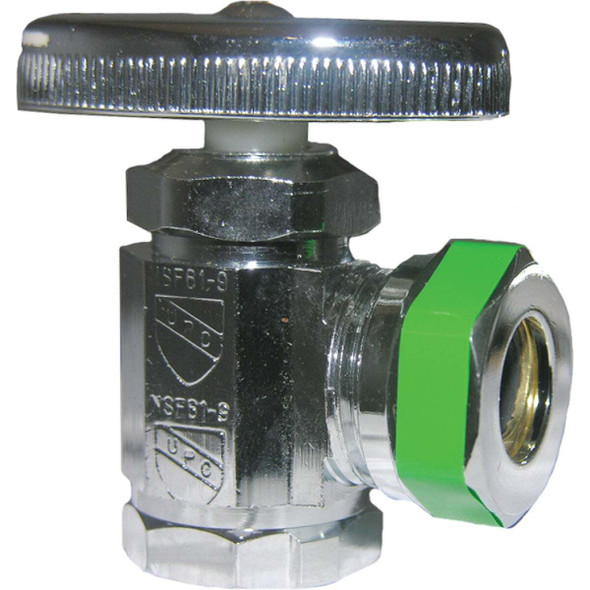 Lasco 1/2x1/2 Cp Angle Stop 06-7025