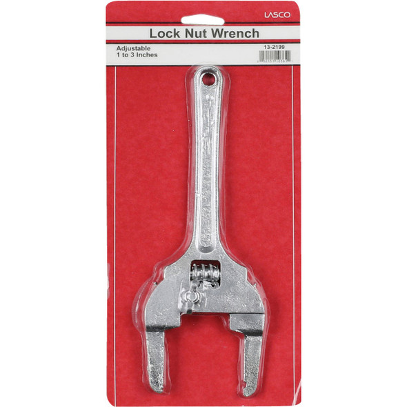 Lasco Adjustable 1 In. to 3 In. Steel Slip/Lock Nut Wrench Lasco Adjustable 1 In. to 3 In. Steel Slip/Lock Nut Wrench