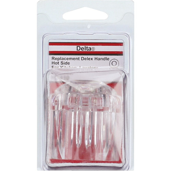 Lasco Delta Delex Hot Round Clear Tub & Shower Handle Kit HC-110 404008