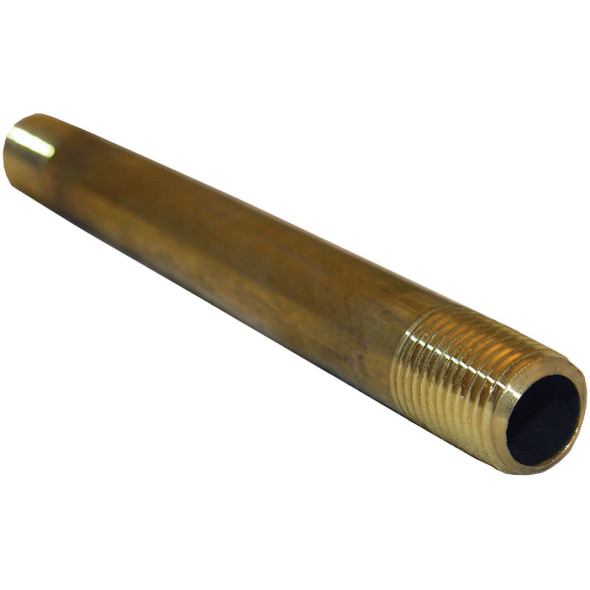 Lasco 1/4 In. x 6 In. Brass Nipple 17-9371