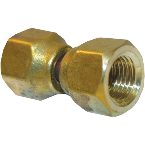 Lasco 1/4 In. Brass Flare Swivel Union 17-5911