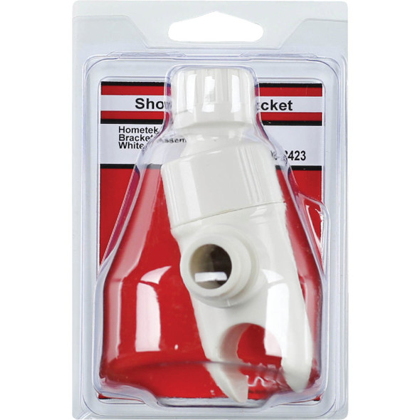 Lasco White Plastic Shower Bracket 08-2423 404189
