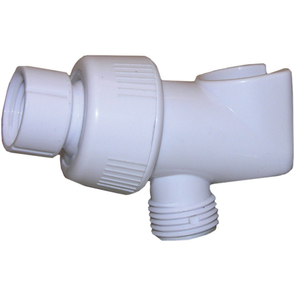 Lasco White Plastic Shower Bracket 08-2423
