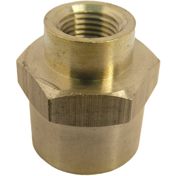 Lasco 3/8 In. FPT x 1/8 In. FPT Yellow Brass Reducing Coupling 17-9273