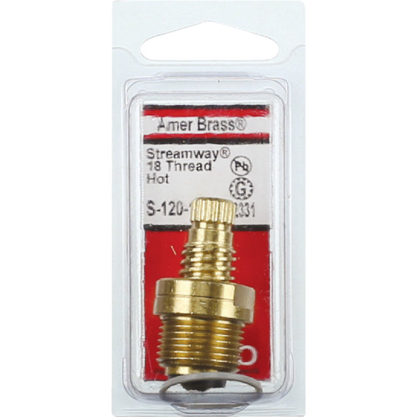 Lasco Hot Water Kitchen-Bathroom Sink Faucet Stem for Streamway S-120-1NL 403729